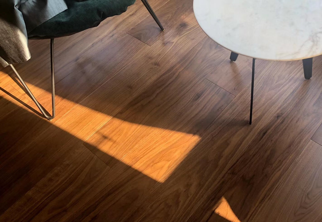 American Black Walnut Lacquered Engineered Flooring BEW1519