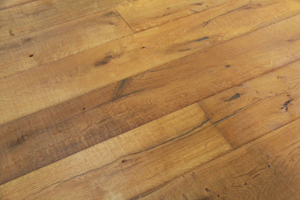 Oak Brushed Distressed Saw Mark Natural Oiled Engineered Flooring 1900x240x20/6mm BEO2031