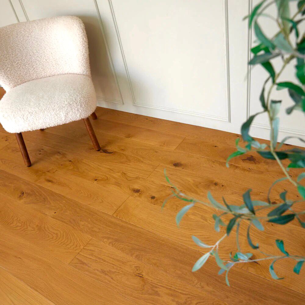 Smoked Natural Oak 5G Click Engineered Flooring BEO1423C