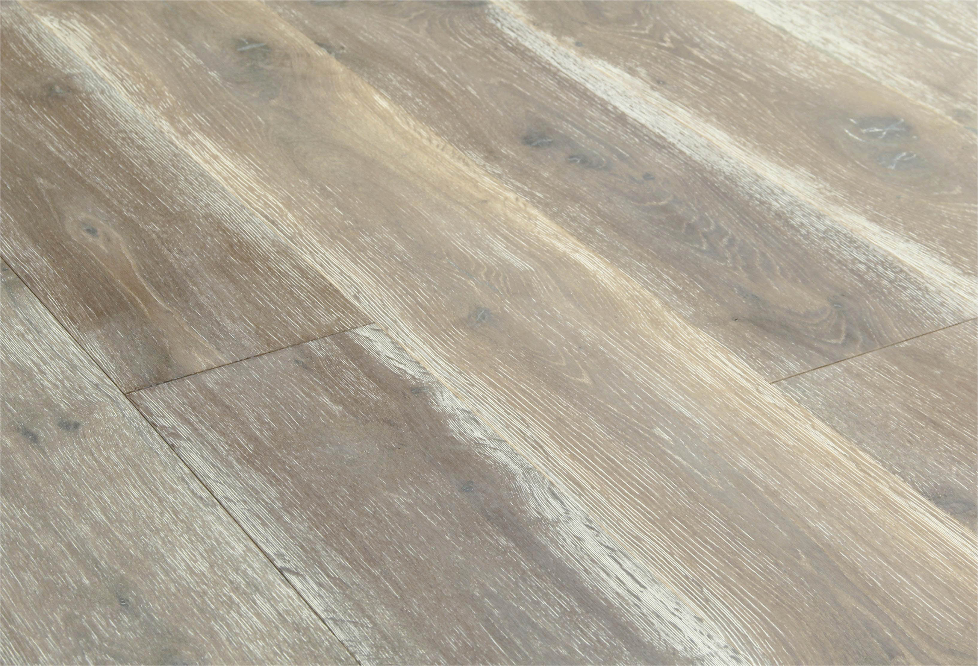 Oak Double Smoked Brushed White Oiled Engineered Wood Flooring 1900x240x20/6mm BEO2030