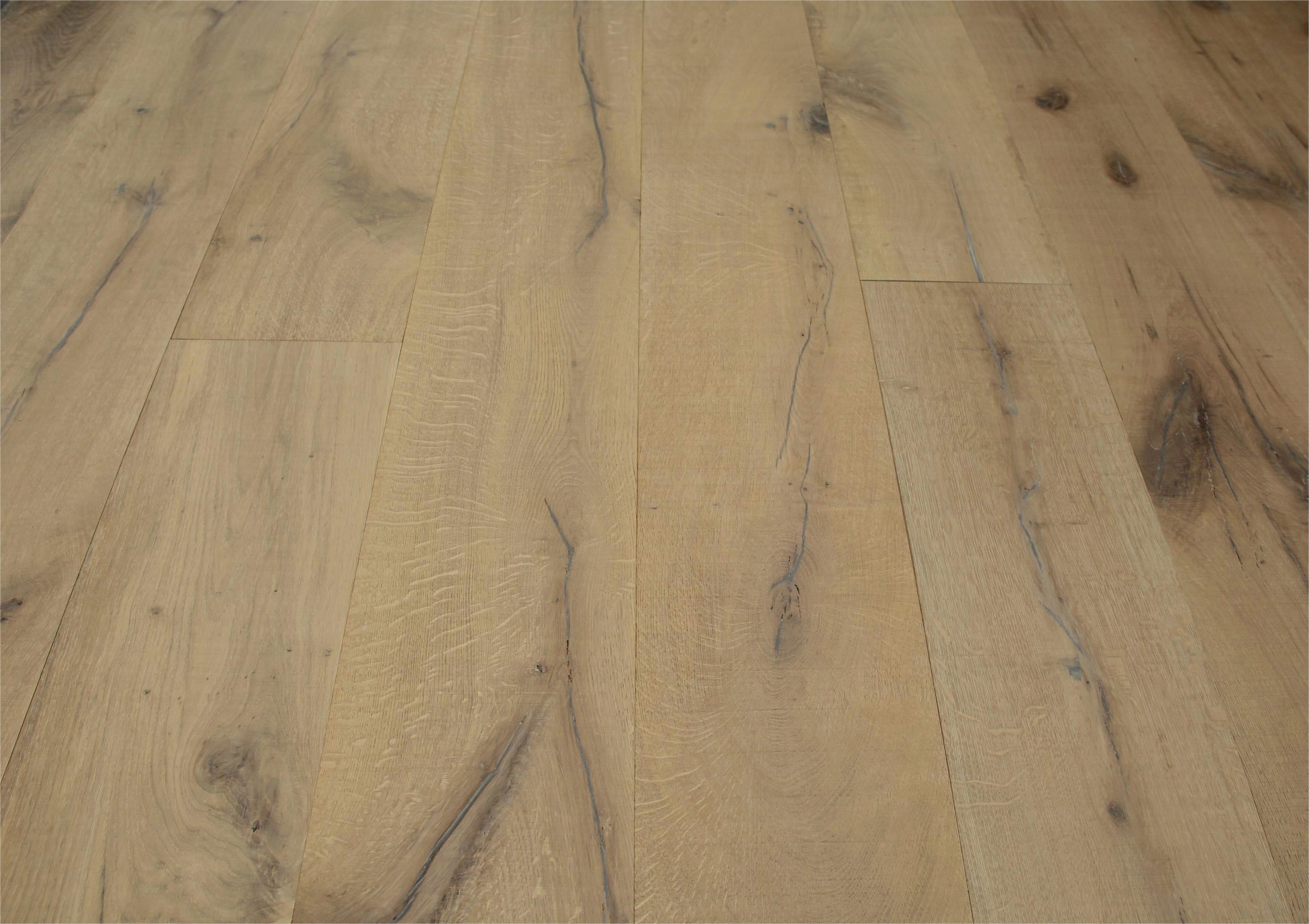 Oak Brushed Distressed Saw Mark,Light Grey Oiled Engineered Flooring BEO1581