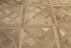 Oak Smoked Brushed Unfinished Versailles Panel Flooring 580x580x20/6mm BPE2004