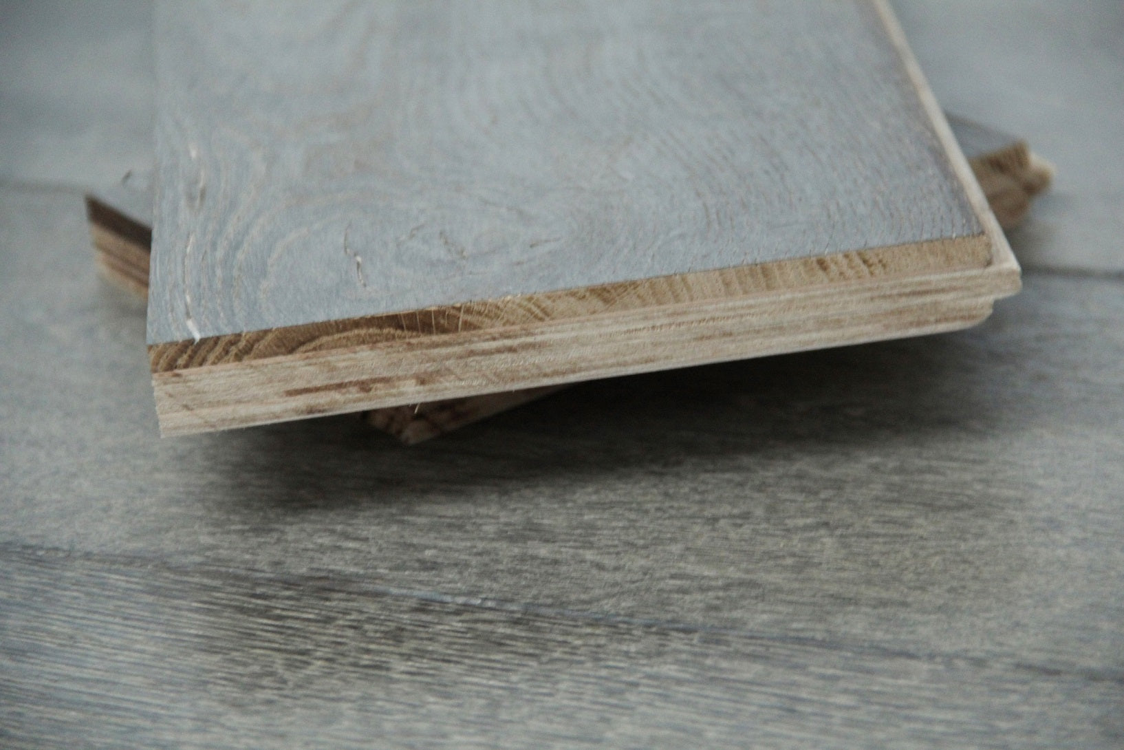 Oak Brushed Bespoke Grey Oiled Engineered Flooring 1900x190x20/6mm BEO2703