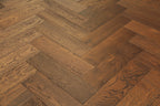 Oak Brushed Dark Mahagony Natural Oiled Herringbone Engineered Flooring 430x115x14/3mm BHO1410