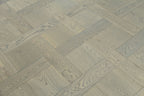 Oak Brushed L-Charcoal Lacquered Basketweave Engineered Wood Flooring BBW1502