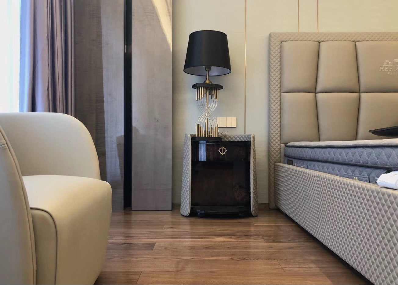 American Black Walnut Lacquered Engineered Flooring BEW1519