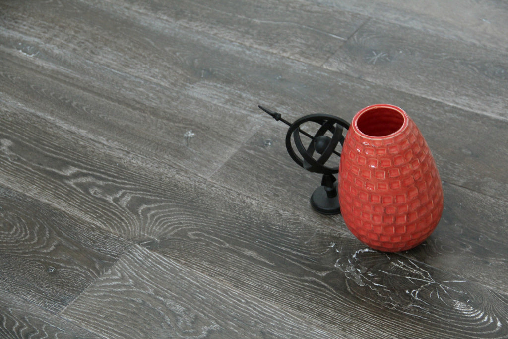 Oak Brushed Bespoke Grey Oiled Engineered Flooring 1900x190x20/6mm BEO2706