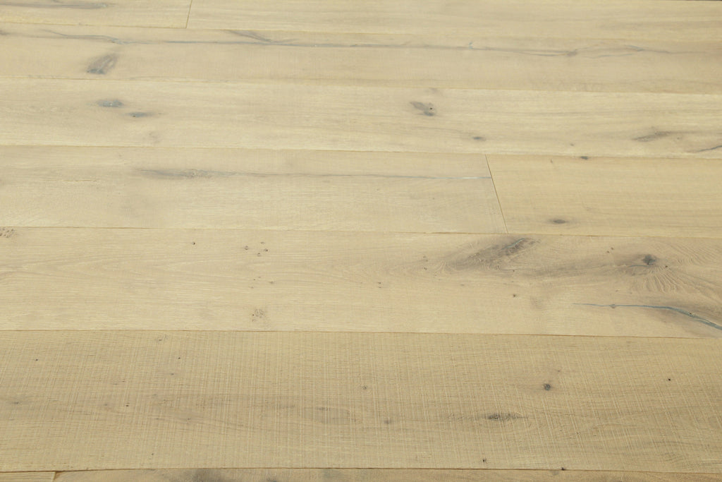 Oak Brushed Distressed Saw Mark,Cream Colour Oiled Engineered Flooring BEO1582