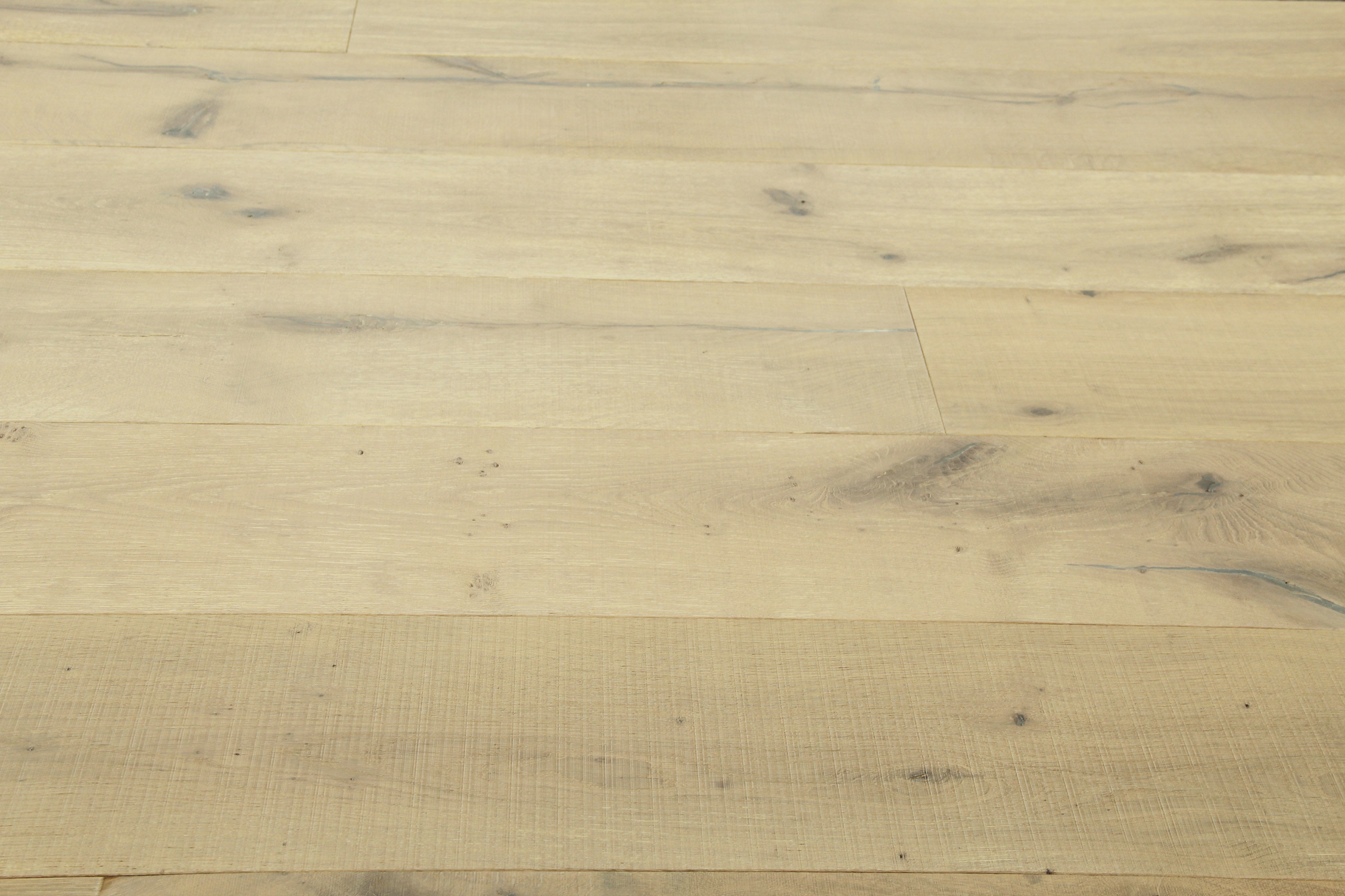 Oak Brushed Distressed Saw Mark,Cream Colour Oiled Engineered Flooring BEO1582