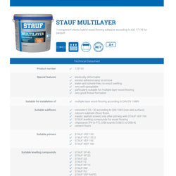 Stauf Multilayer MS Polymer Flexible Wood Adhesive 13kg