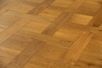 Oak Smoked Brushed Lacquered Basketweave Engineered Wood Flooring BBW1503