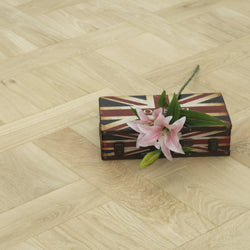 Oak Brushed Invisible Oiled Basketweave Engineered Wood Flooring BW1504