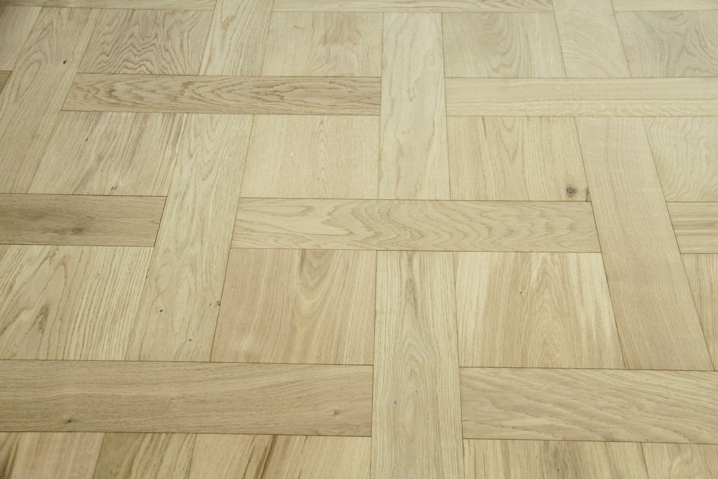 Oak Brushed Unfinished Basketweave Engineered Wood Flooring BBW1505