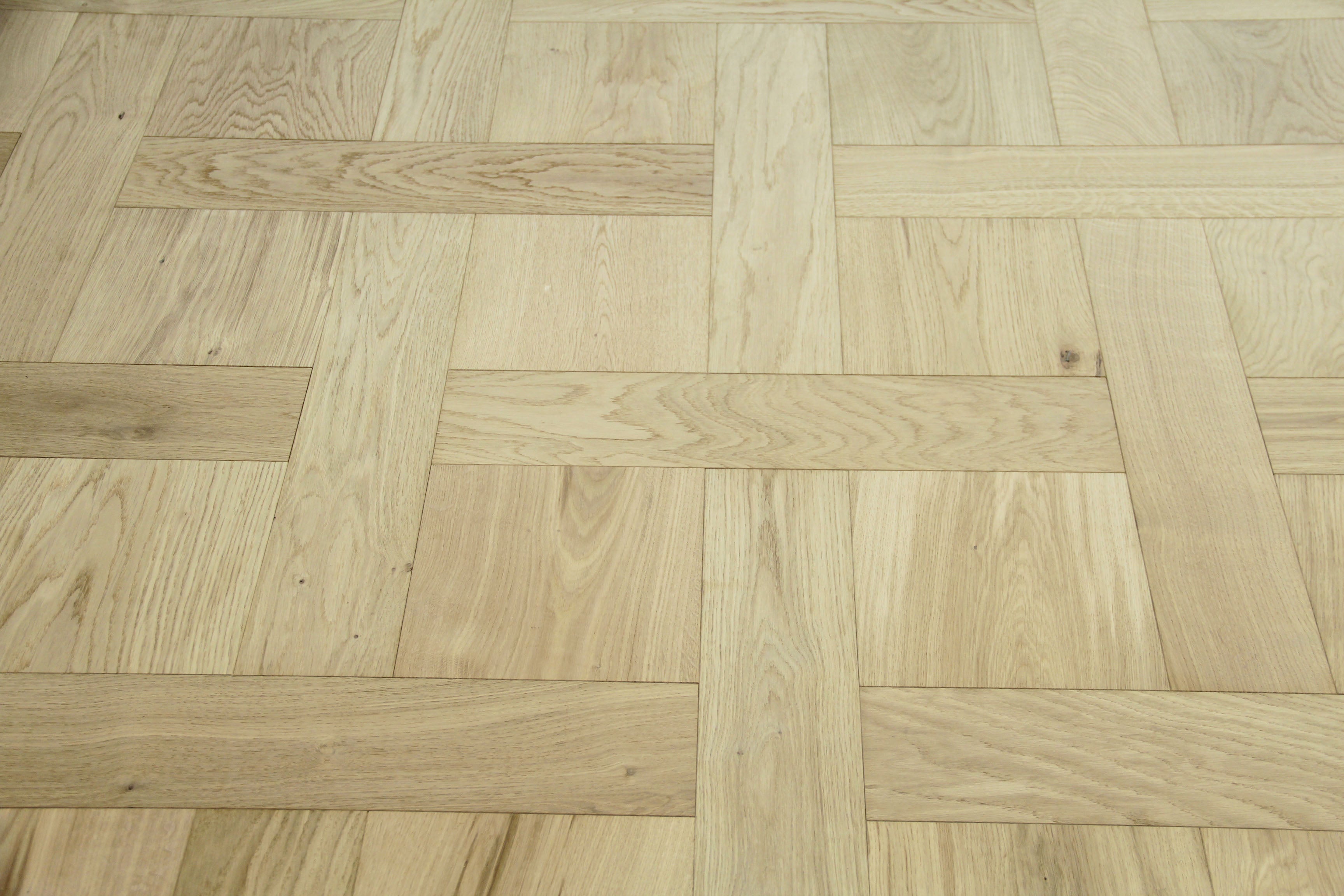 Oak Brushed Unfinished Basketweave Engineered Wood Flooring BBW1505
