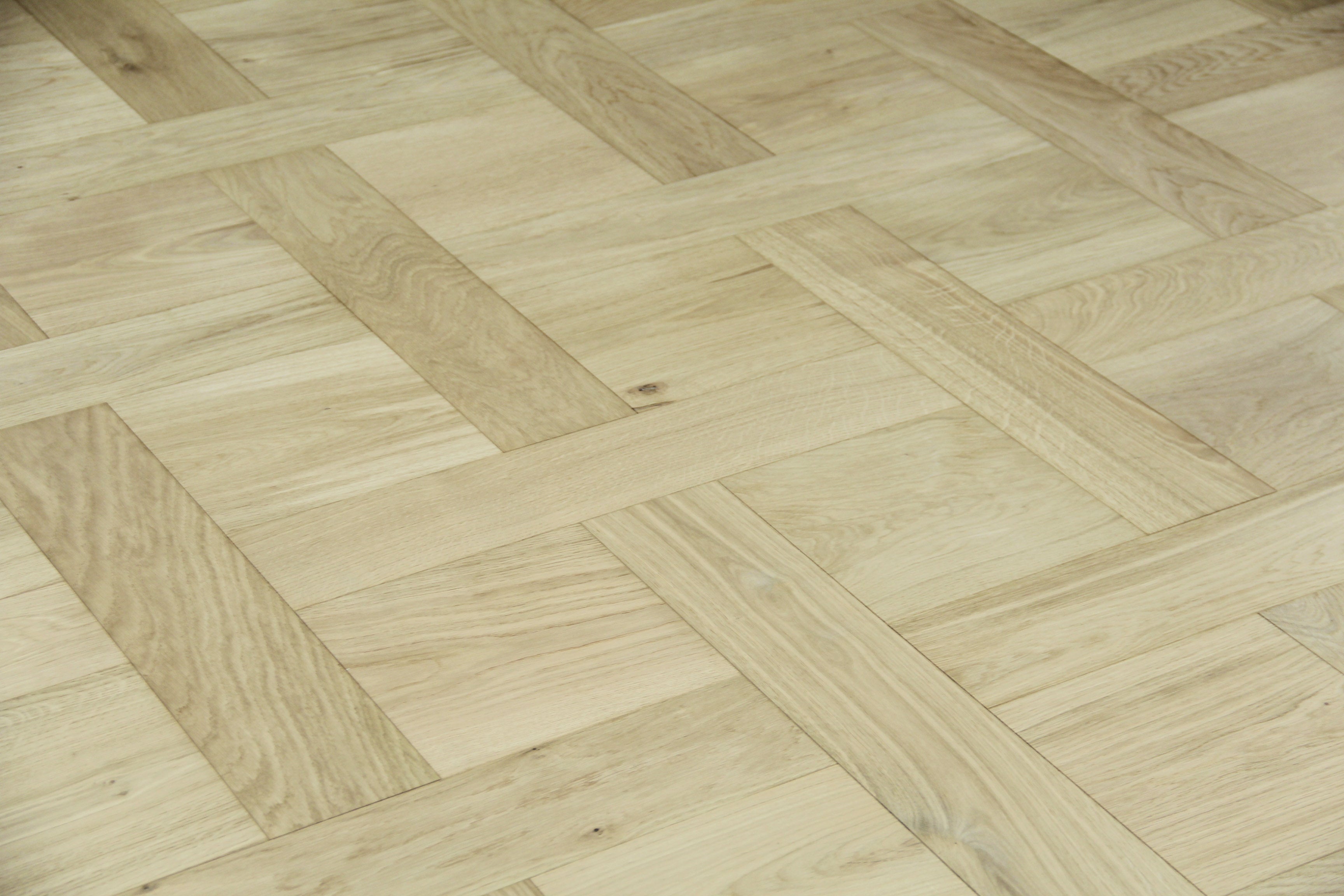 Oak Brushed Unfinished Basketweave Engineered Wood Flooring BBW1505