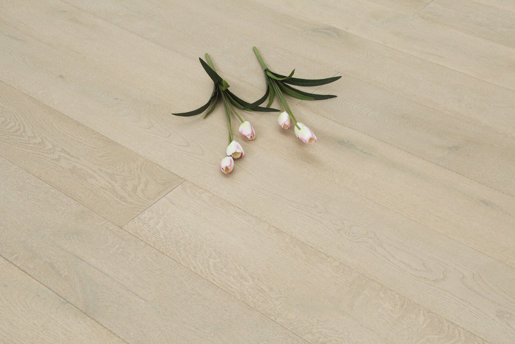 Oak Brushed Beach Sand UV Oiled Engineered Wood Flooring BEO1501C