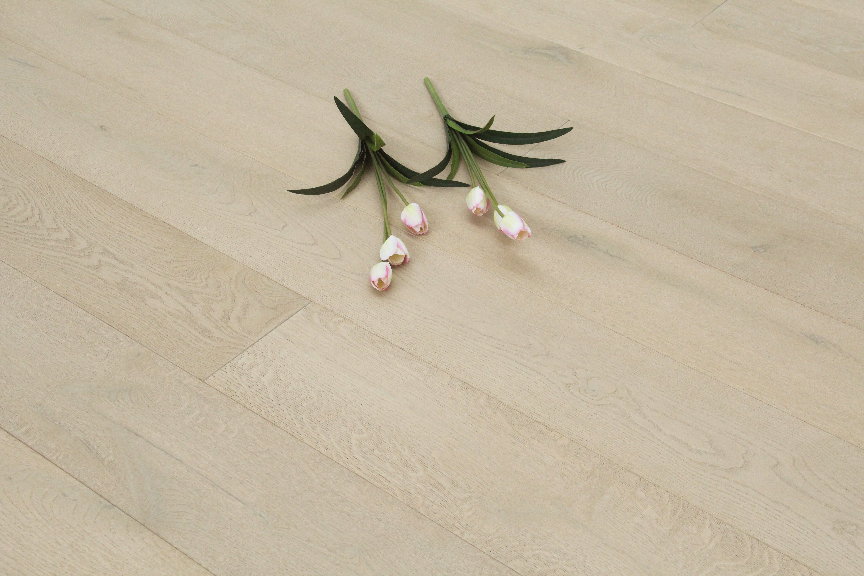 Oak Brushed Beach Sand UV Oiled Engineered Wood Flooring BEO1501C