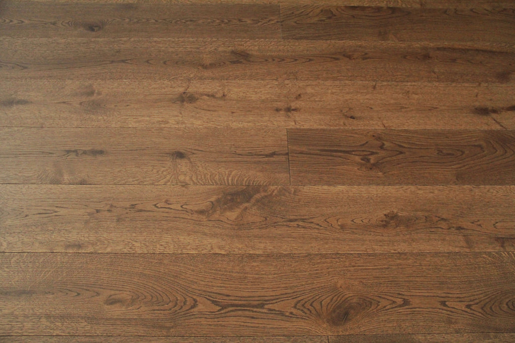 Oak Brushed Dark Coffee Stained UV Oiled Engineered Wood Flooring BEO1502C