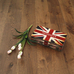 Oak Brushed Dark Coffee Stained UV Oiled Engineered Wood Flooring EO1502C