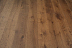 Oak Brushed Dark Coffee Stained UV Oiled Engineered Wood Flooring BEO1502C