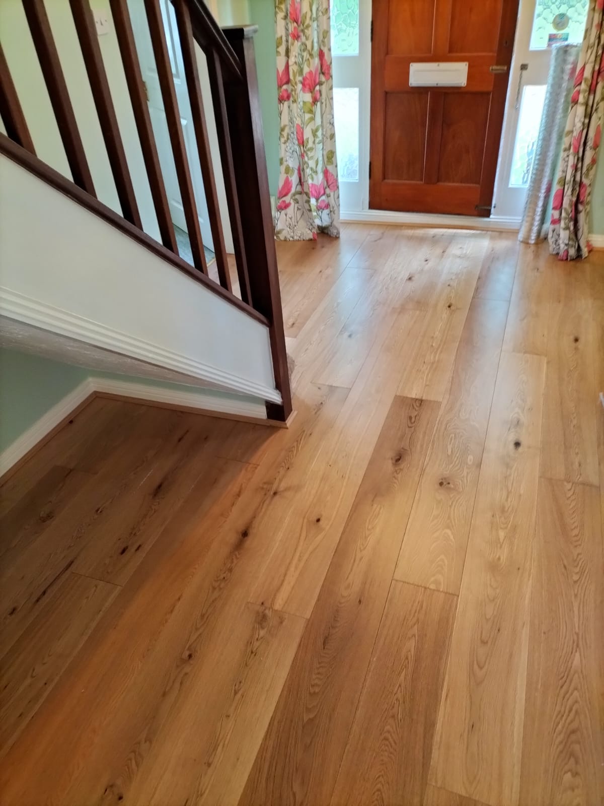 Natural Lacquered European Oak Engineered Flooring Click System BEO1510C