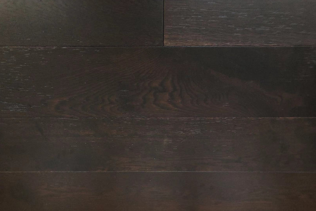 Brushed Ebony Stained Lacquered Oak Engineered Flooring BEO1518