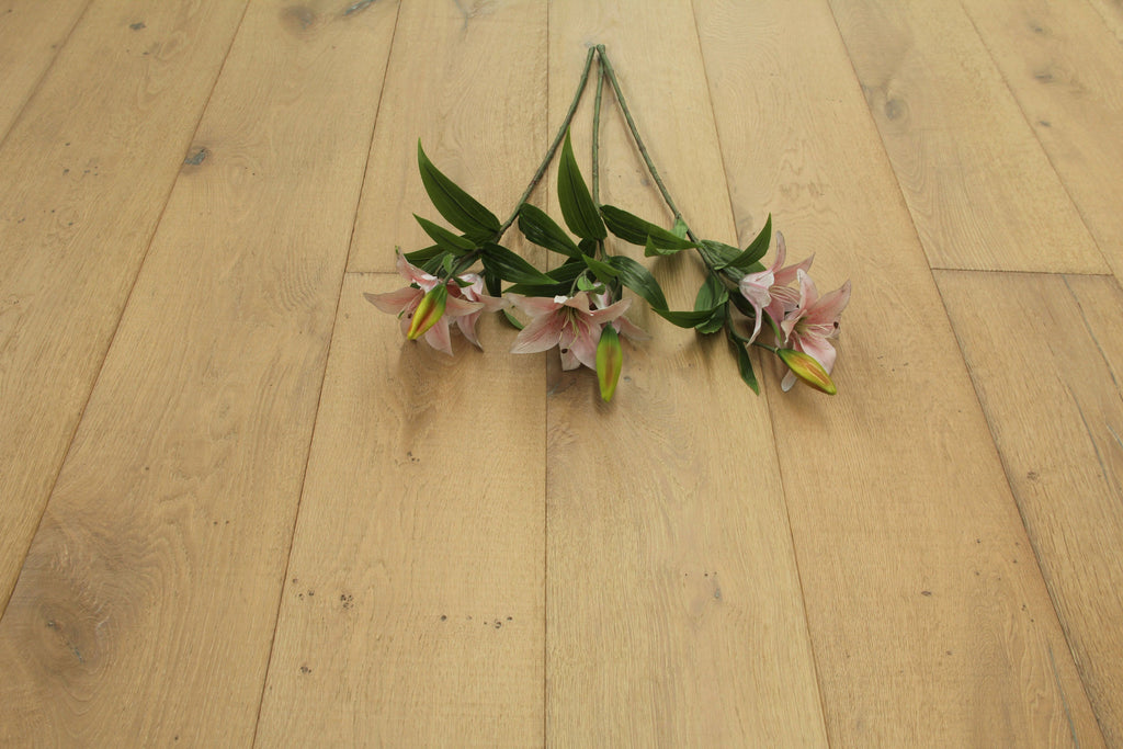 Oak Brushed Distressed Saw Mark,Light Grey Oiled Engineered Flooring BEO1586