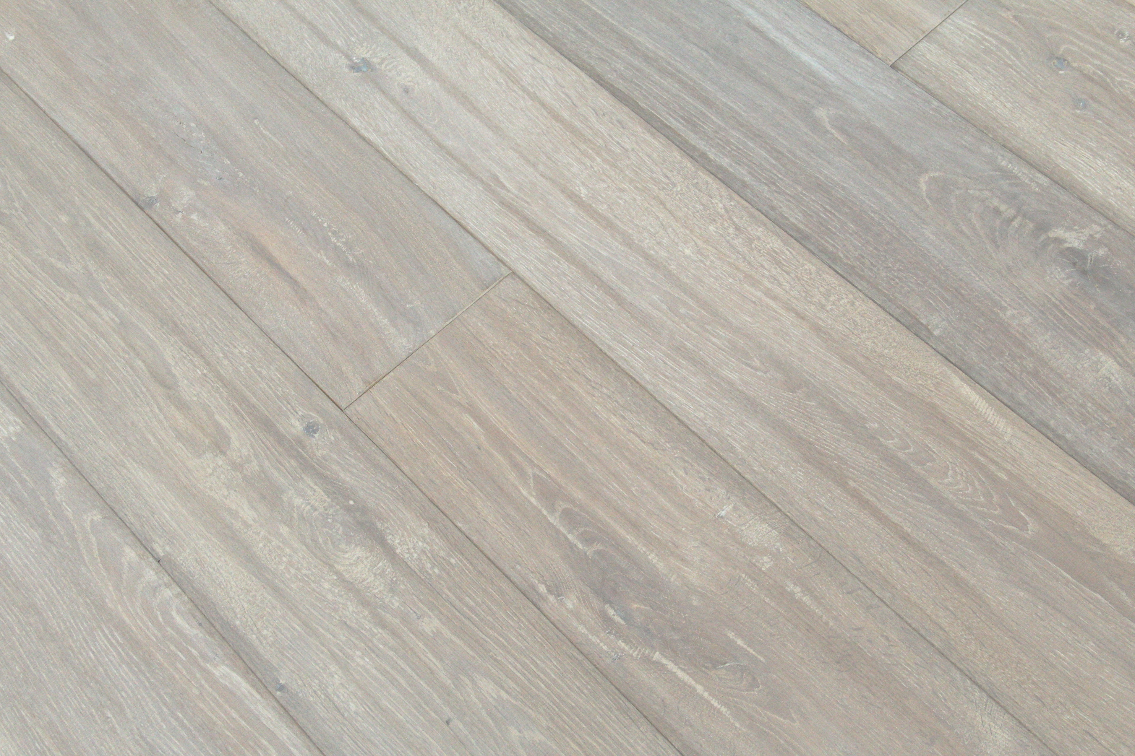 European Oak Hand Scraped Smoked Grey Engineered Flooring BEO2011