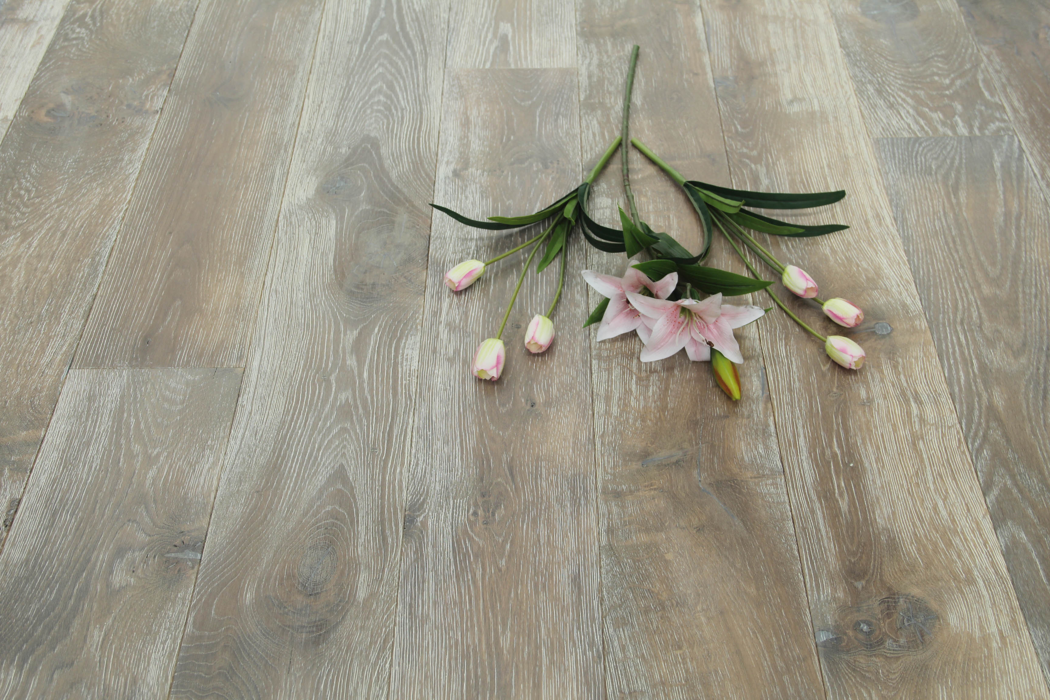 Deep Smoked Grey European Oak Engineered Flooring BEO2022D