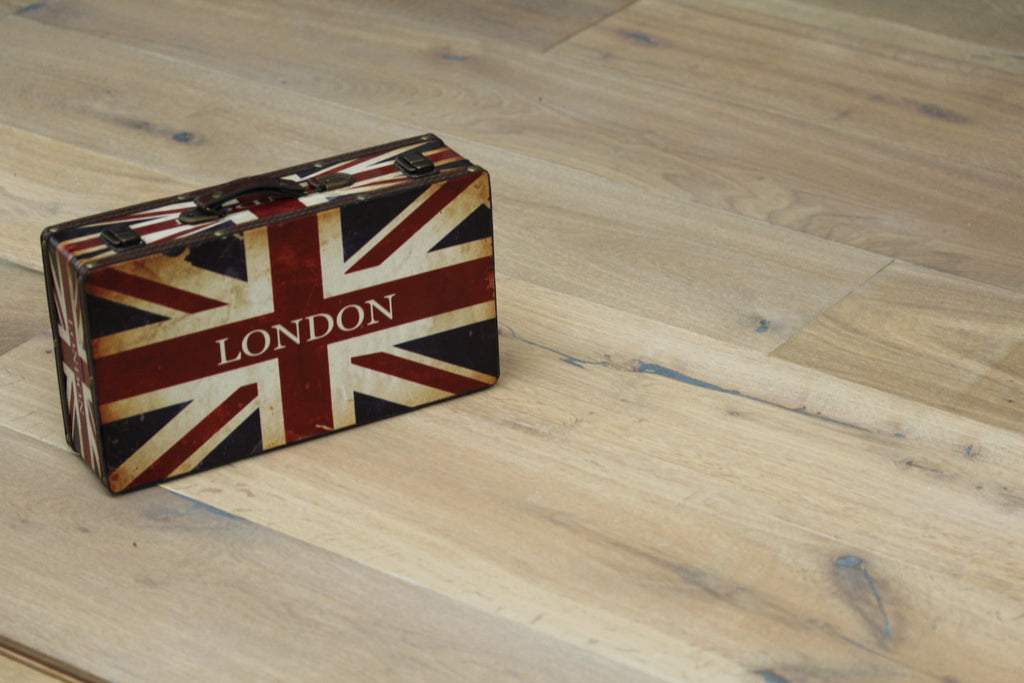 Oak Smoked & White Oiled Engineered Flooring 2200x220x20/6mm BEO2029