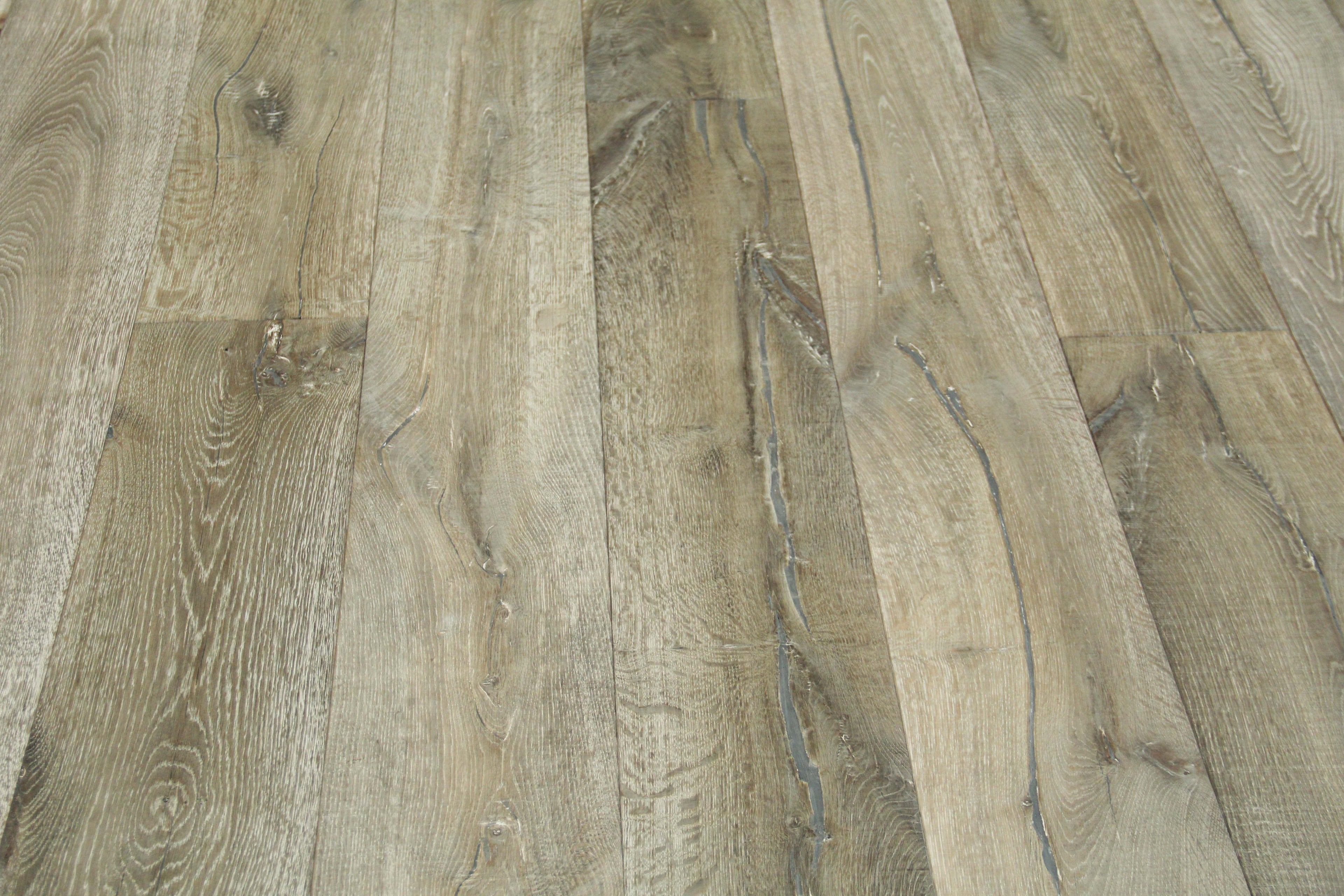 Oak Brushed Distressed Saw Mark Grey Oiled Engineered Flooring 1900x240x15/4mm BEO1561