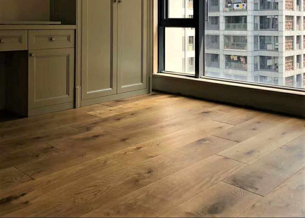 Oak Brushed Distressed Saw Mark Natural Oiled Engineered Flooring 1900x240x15/4mm BEO1572