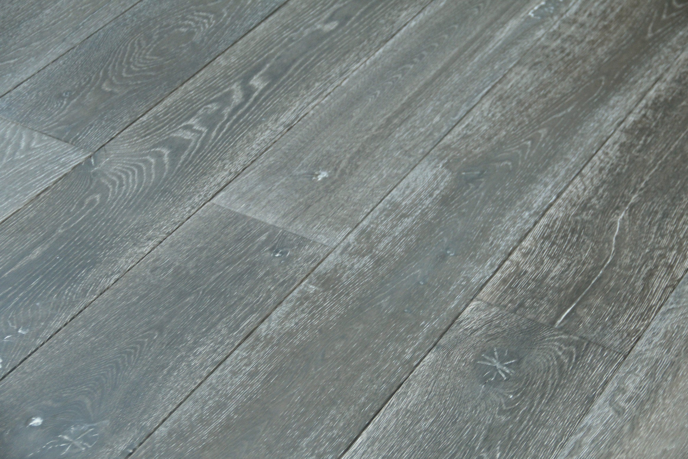 Oak Brushed Bespoke Grey Oiled Engineered Flooring 1900x190x20/6mm BEO2706