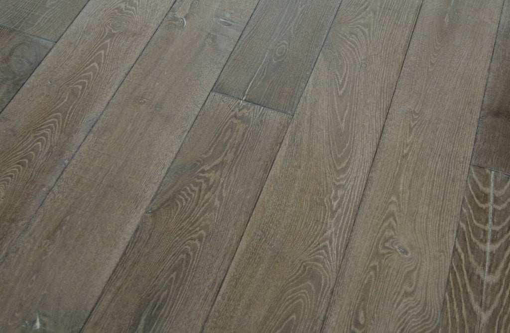 Oak Brushed Bespoke Grey Oiled Engineered Flooring 1900x190x20/6mm BEO2713