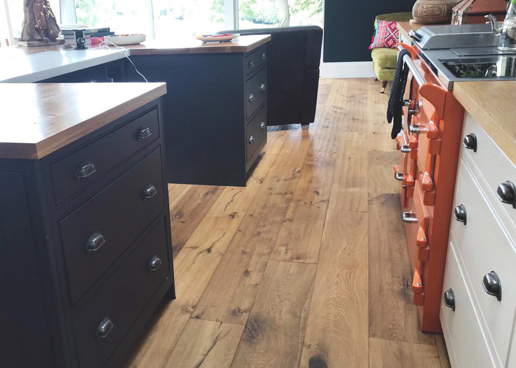 Hand Scraped & Natural Oiled Engineered Oak Flooring BEO2802