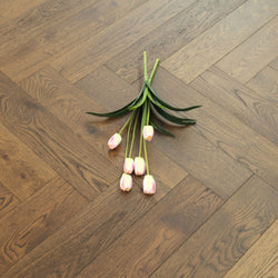 Coffee Oak Engineered Herringbone Flooring BHO1407