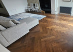 Coffee Oak Engineered Herringbone Flooring BHO1407