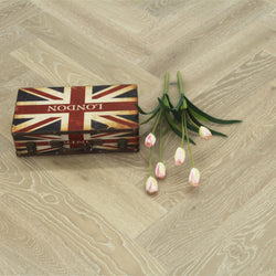 Smoked Grey Oak Engineered Herringbone Flooring BHO1409