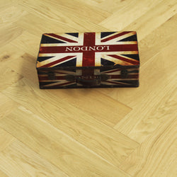 Oak Brushed & UV Lacquered Engineered Herringbone BHO1411