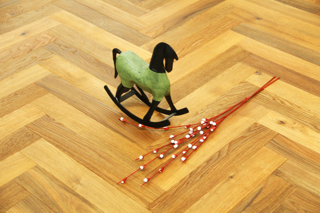 European Smoked Natural Oak Herringbone Engineered Flooring BHO1805