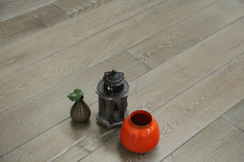 Oak Brushed Bespoke Grey Oiled Engineered Flooring 1900x190x20/6mm BEO2713