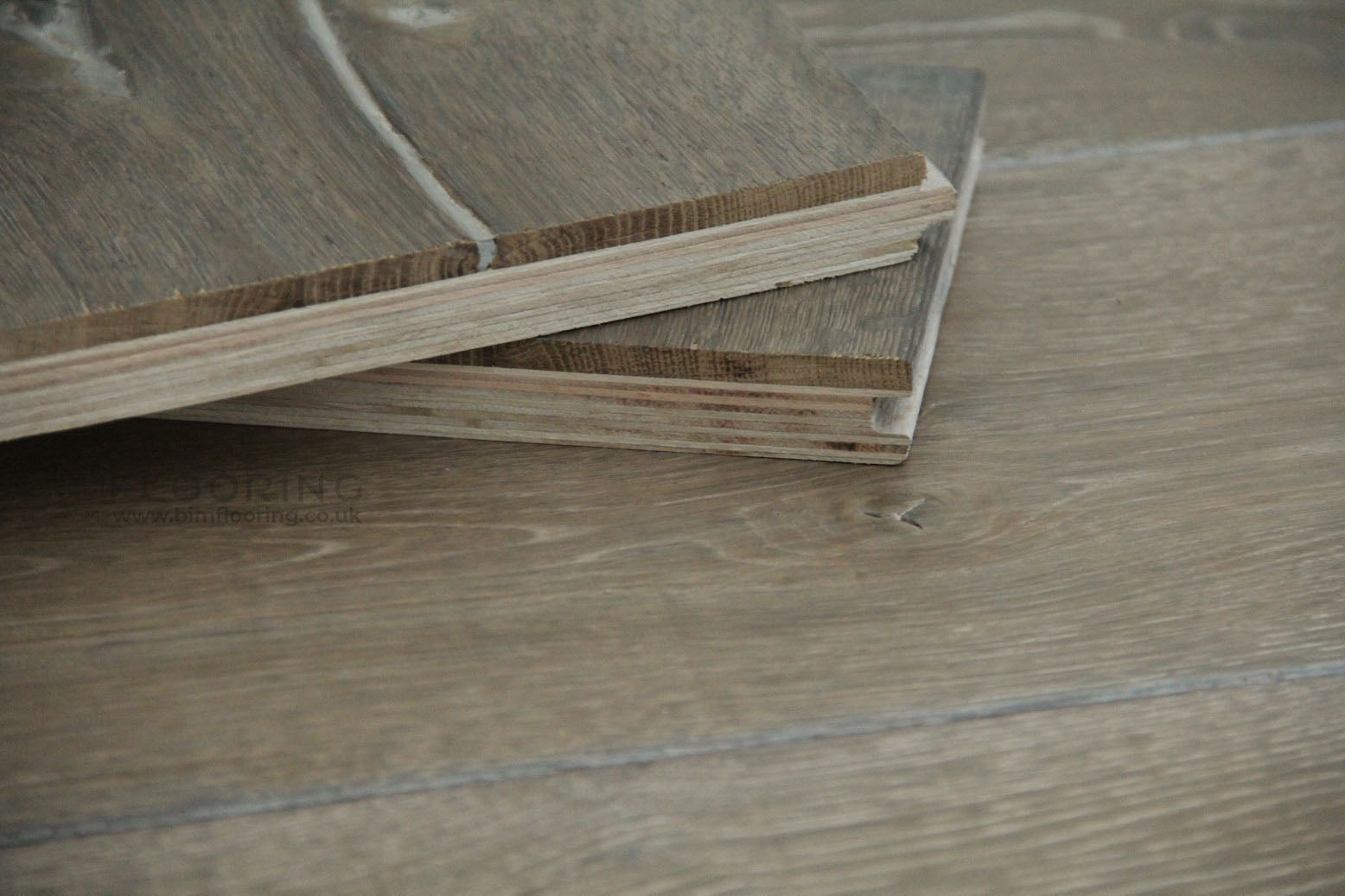 Oak Brushed Bespoke Grey Oiled Engineered Flooring 1900x190x20/6mm BEO2713