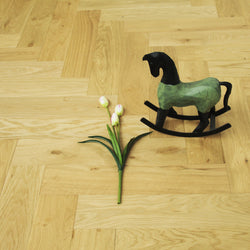 Oak Brushed & UV Lacquered Engineered Herringbone BHO1411