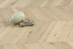 Oak Brushed Unfinished Chevron Engineered Flooring 600x90x18/4mm BSR1811