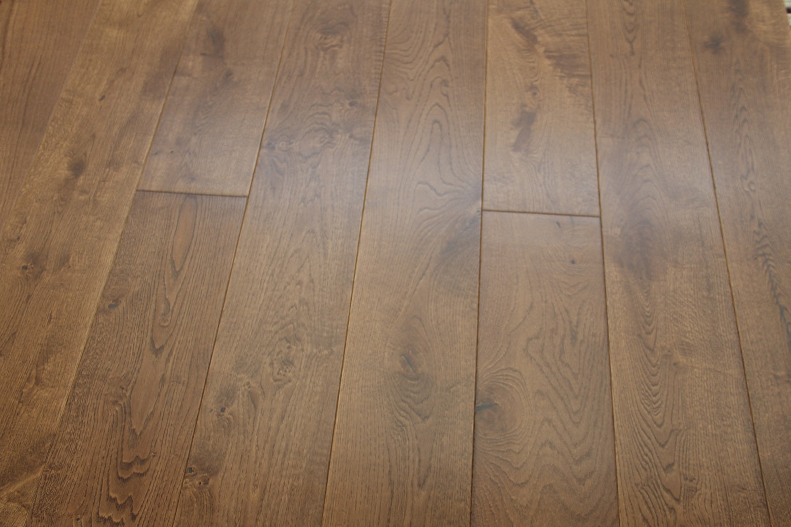 Oak Double Smoked &UV Oiled Engineered Wood Flooring 1900x190x20/6mm BEO2017
