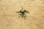 Oak Brushed Light Grey Oiled Parquet Versailles Panel Engineered Flooring BPE2002