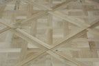 Oak Brushed Unfinished Versailles Panel Engineered Wood Flooring 580x580x20/6mm BPE2007