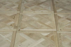 Oak Brushed Unfinished Versailles Panel Engineered Wood Flooring 580x580x20/6mm BPE2007