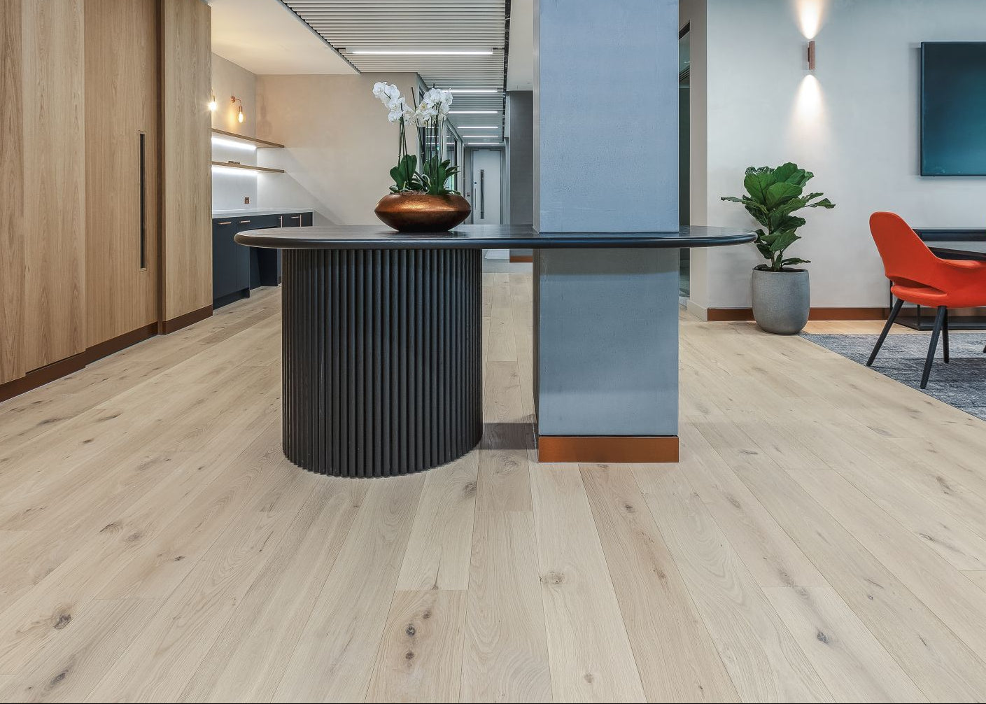 Light White Oak 5G Click Engineered Wood Flooring BEO1420C