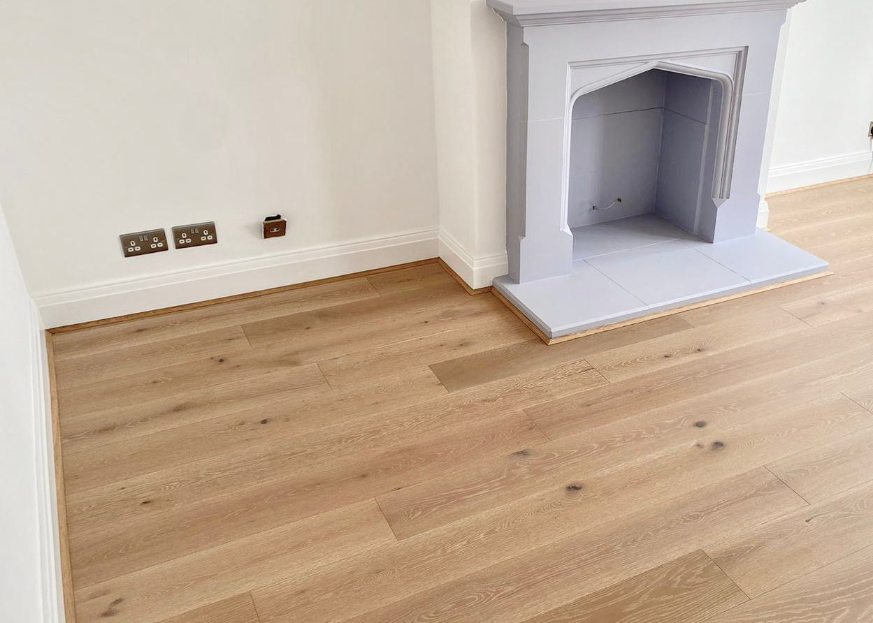 Smoked White Washed Grey Oak 5G Click Engineered Flooring BEO1422C